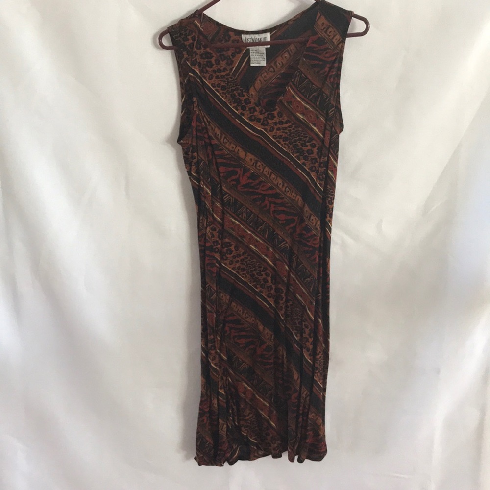 Bronze & Brown Dress